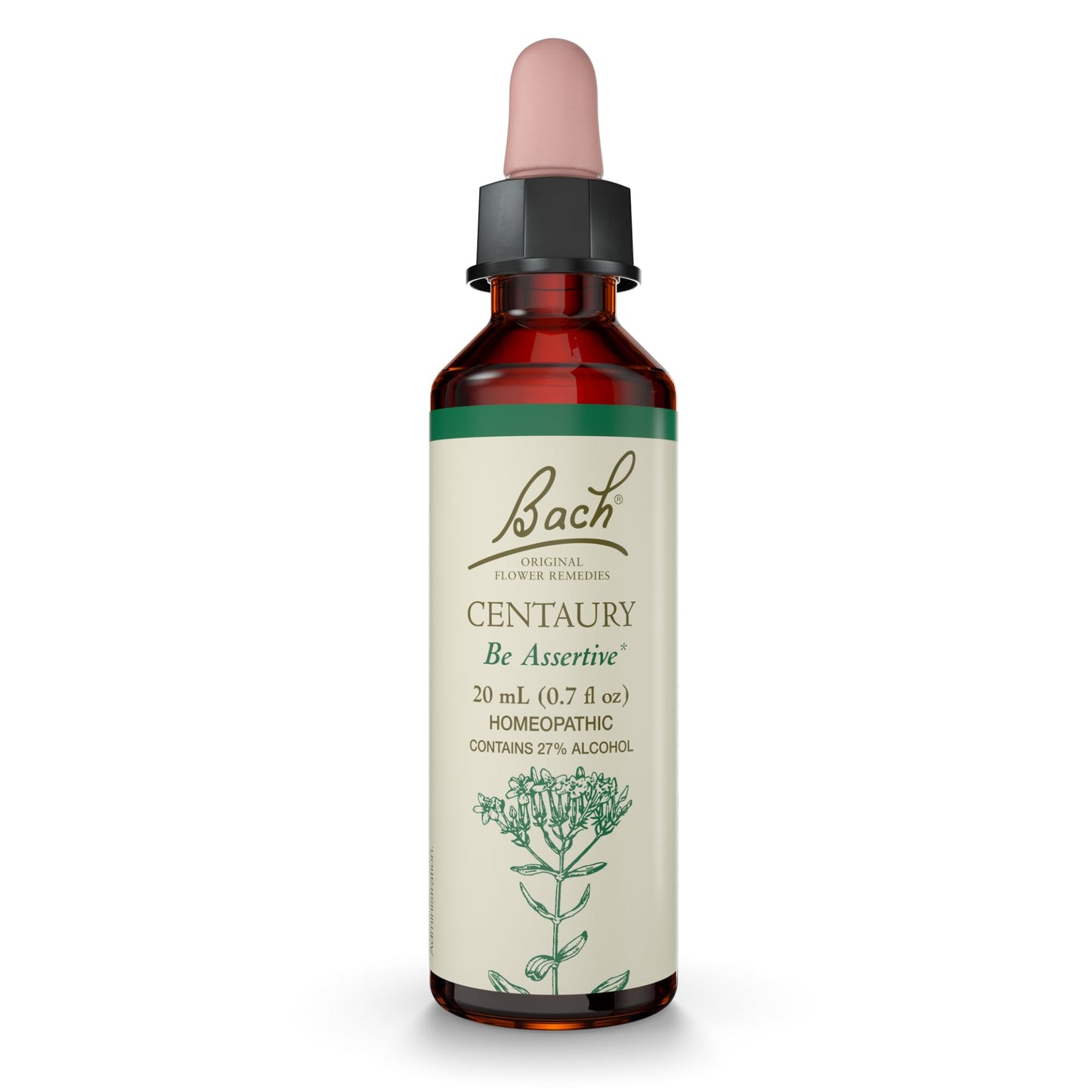 Centaury Bach Original Flower Remedies – Be Assertive (20mL Dropper)