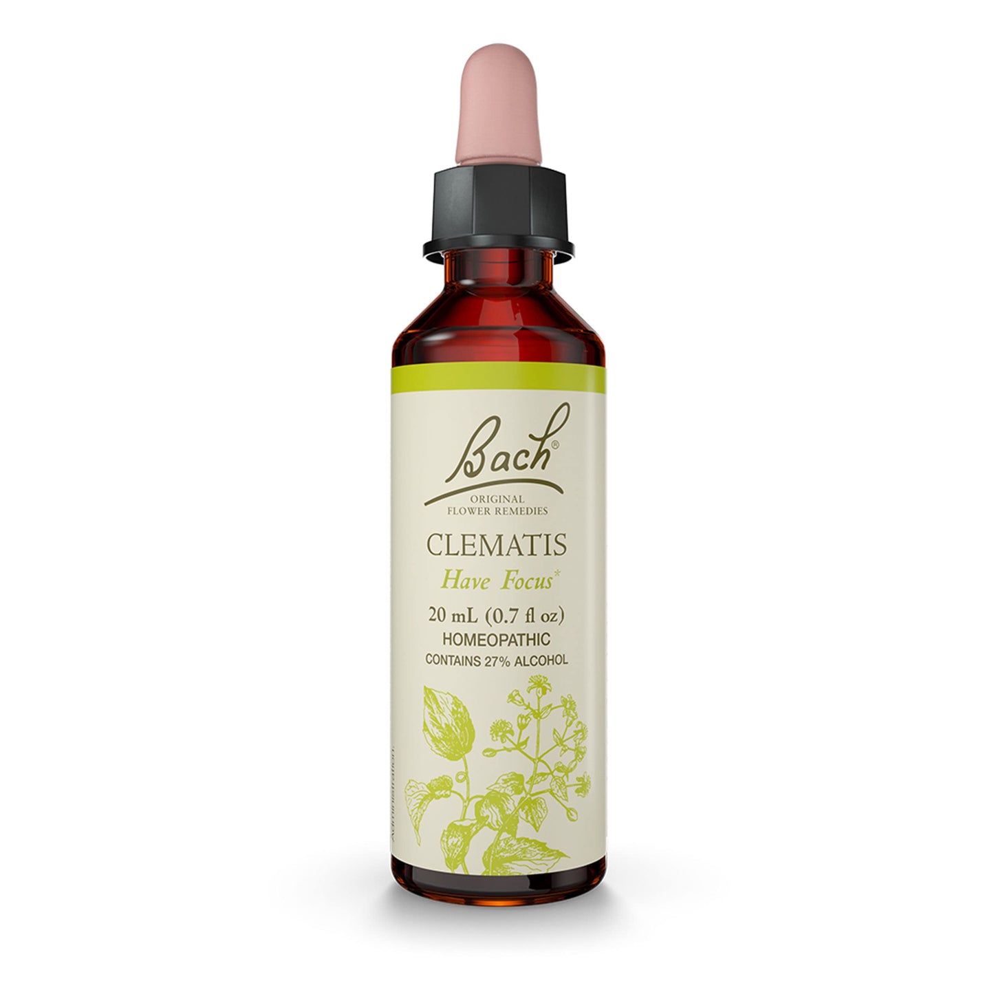 Bach Clematis Have Focus - Original Flower Remedies | 20mL Dropper