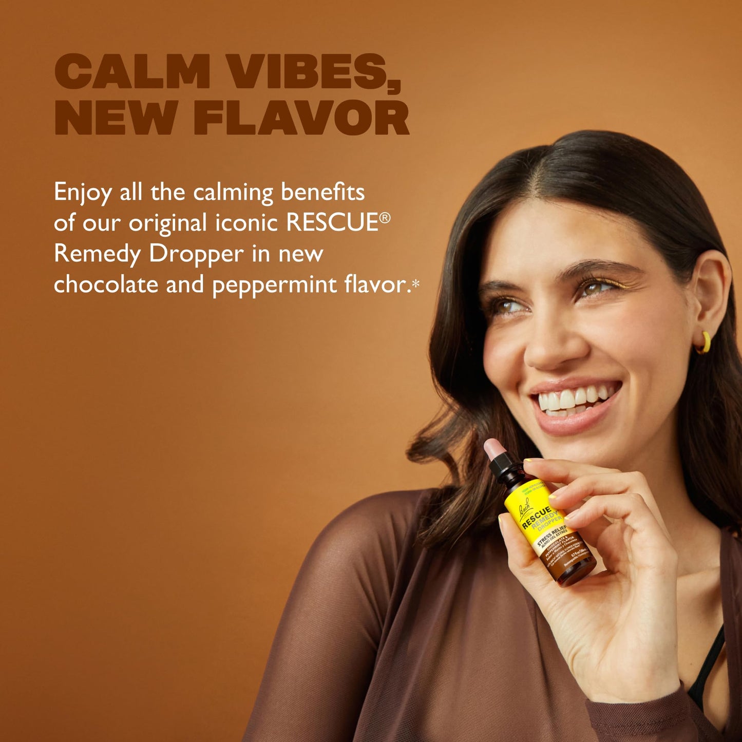 Bach RESCUE Remedy Chocolate Peppermint Flavor 20mL – Stress Relief Homeopathic