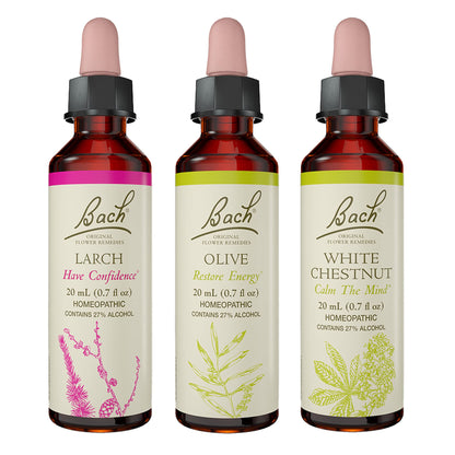 Bach Flower Remedies 3-Pack – Be Your Best (Larch, Olive, White Chestnut)