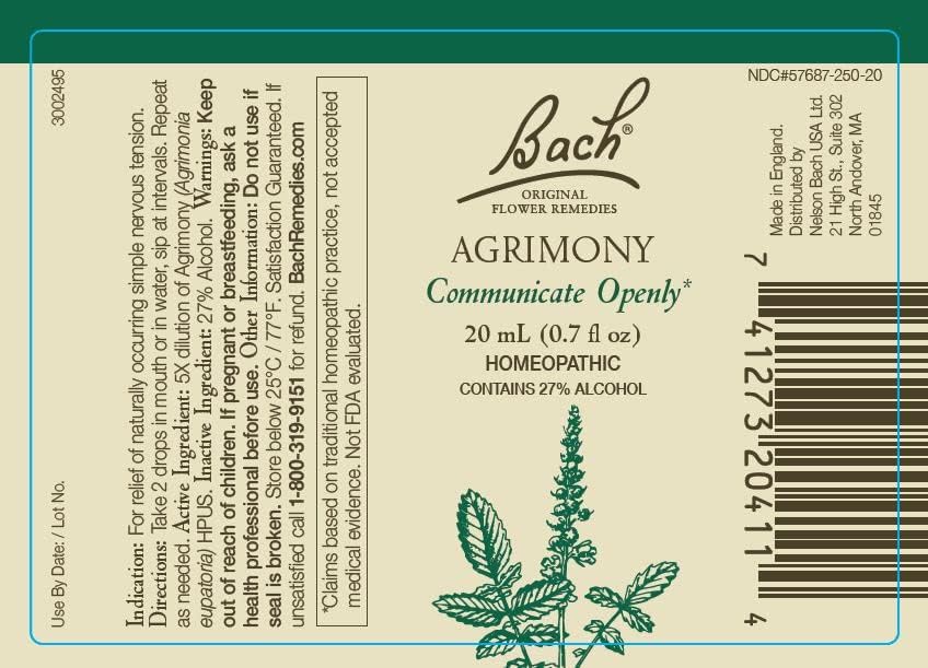 Bach Original Flower Remedies 2-Pack: Open Up to Others (Agrimony & Water Violet) – Vegan 20mL x2