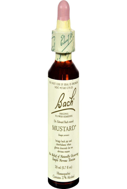 Bach Mustard - Be Joyful | Original Flower Remedies for Emotional Balance (20mL)