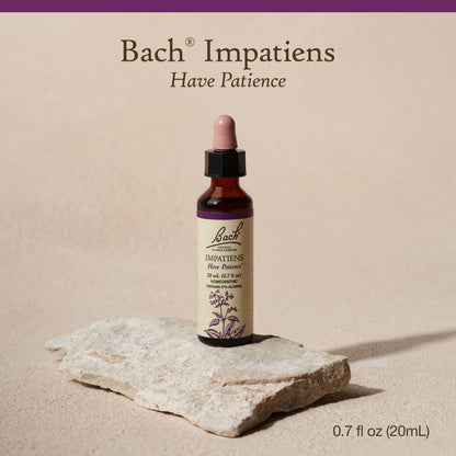 Bach Impatiens Have Patience – Original Flower Remedies (20mL Dropper) | Vegan, Gluten Free, Sugar Free