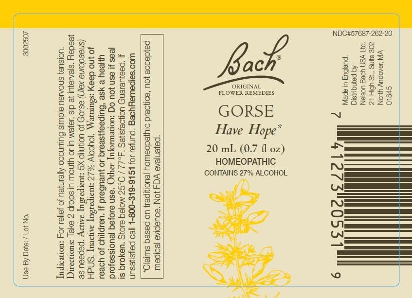 Bach Original Flower Remedies 2-Pack Be Optimistic Gentian & Gorse 20mL Dropper x2 | Vegan