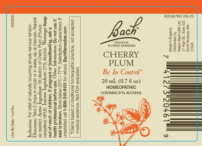 Bach Original Flower Remedies 2-Pack – Have Patience (Impatiens & Cherry Plum), 20mL Dropper, Vegan