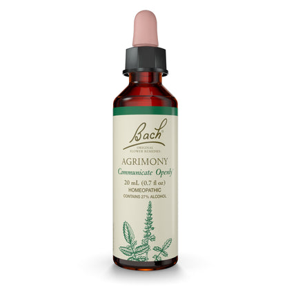 Bach Agrimony - Communicate Openly | Original Flower Remedies (20mL) - Emotional Balance