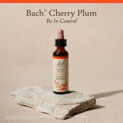 Cherry Plum Bach Original Flower Remedy – Be in Control | 20mL Dropper