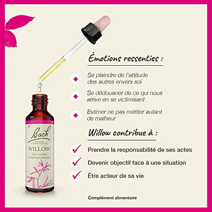 Bach Willow Original Flower Remedies – Forgive & Forget, 20mL Dropper