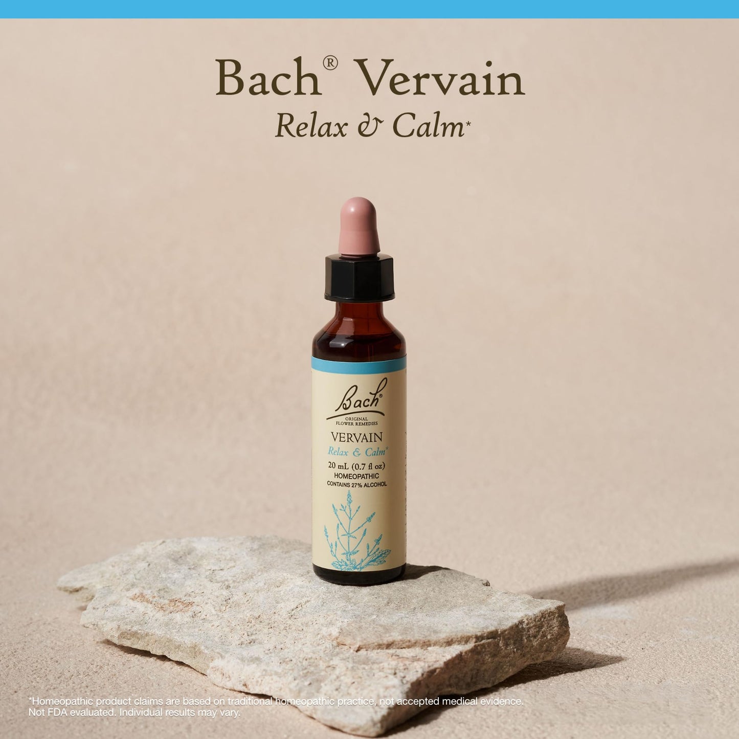 Bach Original Flower Remedies Vervain - Relax & Calm | 20mL Dropper