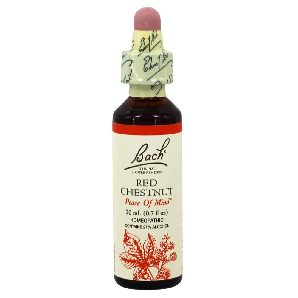 Bach Original Flower Remedies Red Chestnut – Peace of Mind (20ml) – Vegan & Gluten Free