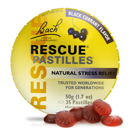 Bach RESCUE PASTILLES - Black Currant Flavor (35 Count)