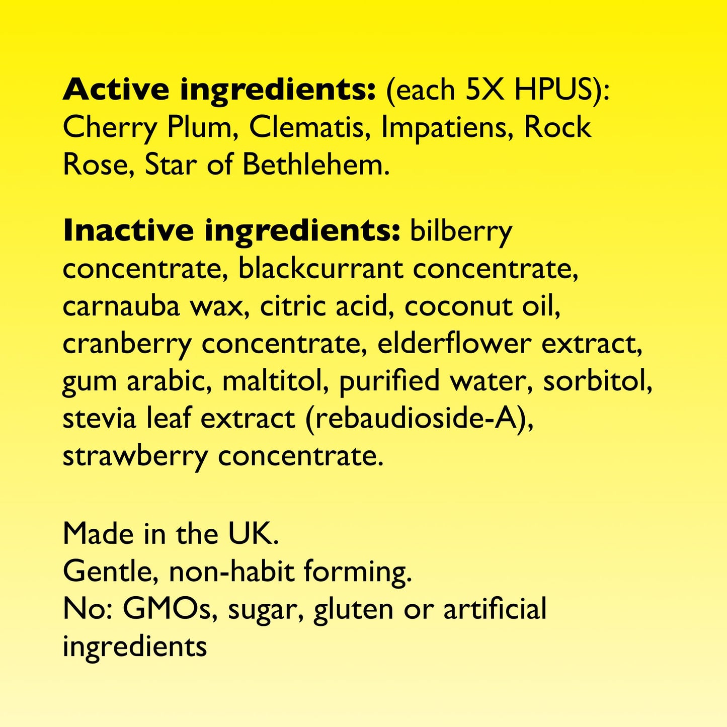 Bach Rescue Pastilles - Mixed Berry (4-Pack) | Homeopathic Lozenges