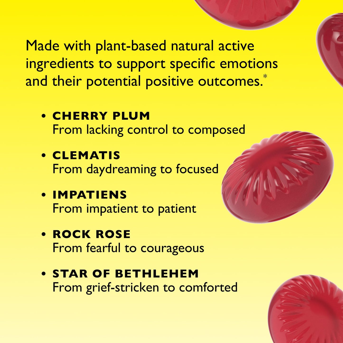 Bach Rescue Pastilles - Mixed Berry (4-Pack) | Homeopathic Lozenges