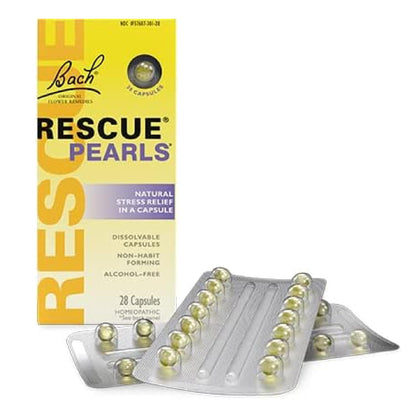 Bach Rescue Pearls Natural Stress Relief – 28 Capsules