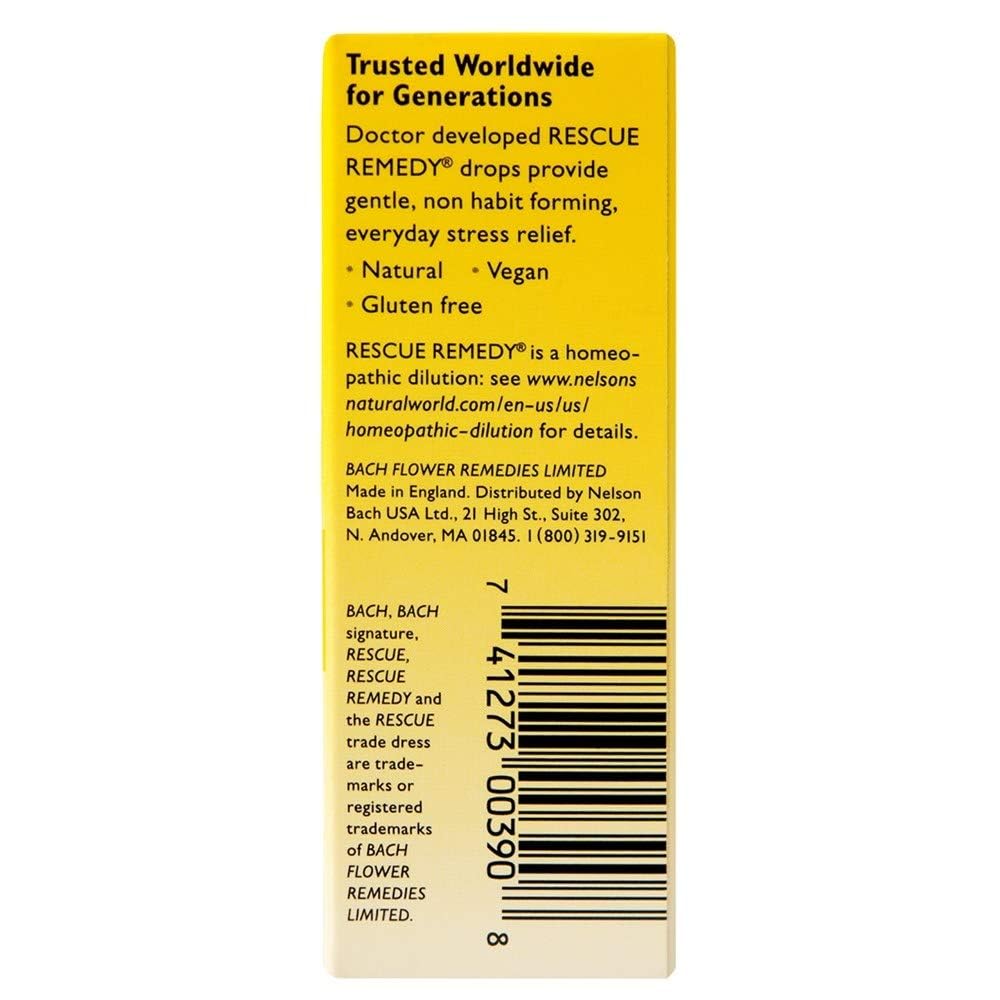 Bach Rescue Remedy (1x10 ml) – Original Bach Flower Remedy