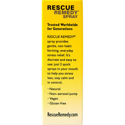 Bach Rescue Remedy Spray 7mL – Natural Stress Relief, Vegan, Gluten & Sugar-Free