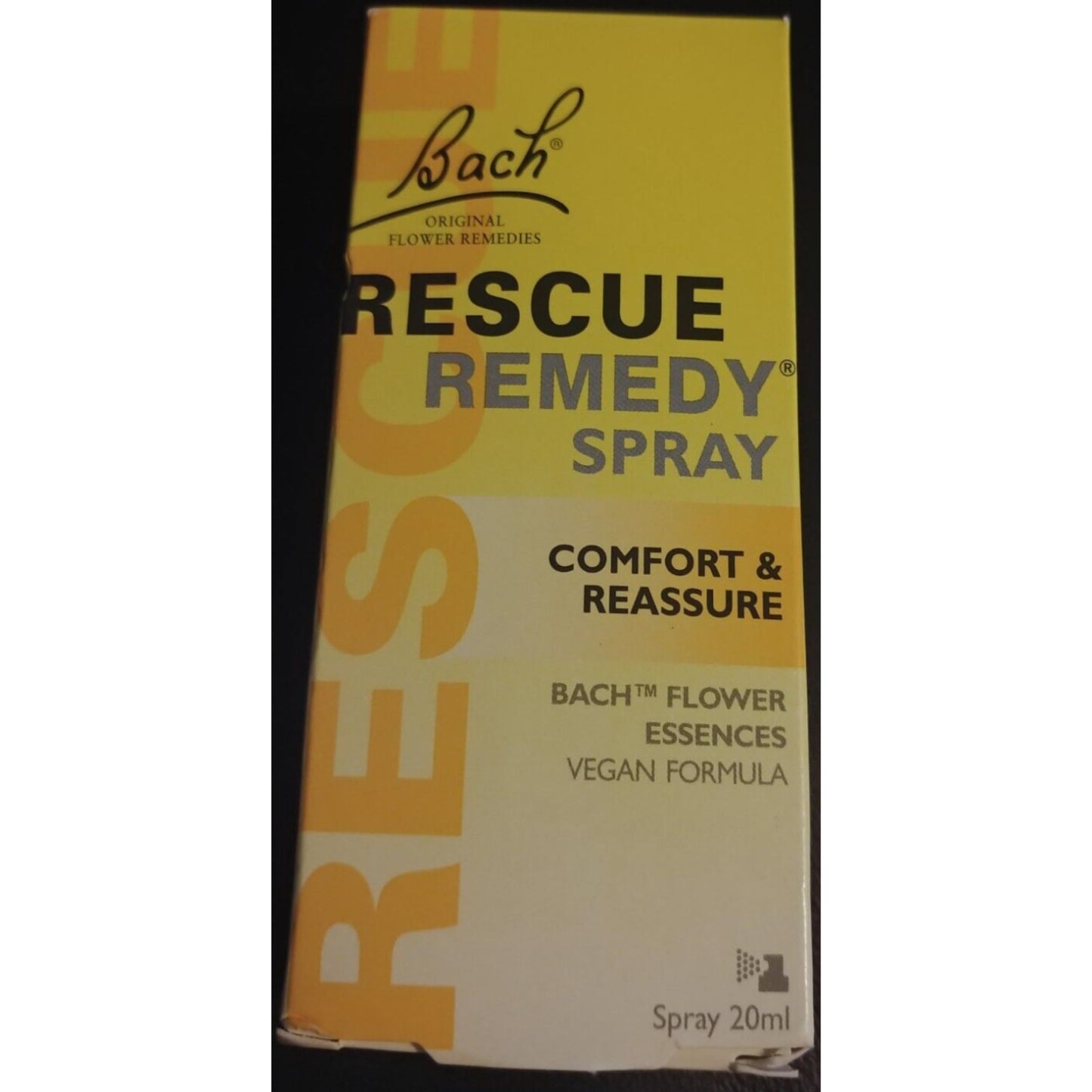 Bach Rescue Remedy Rescue Spray 20 ml - Organic, Non-Aerosol Pump
