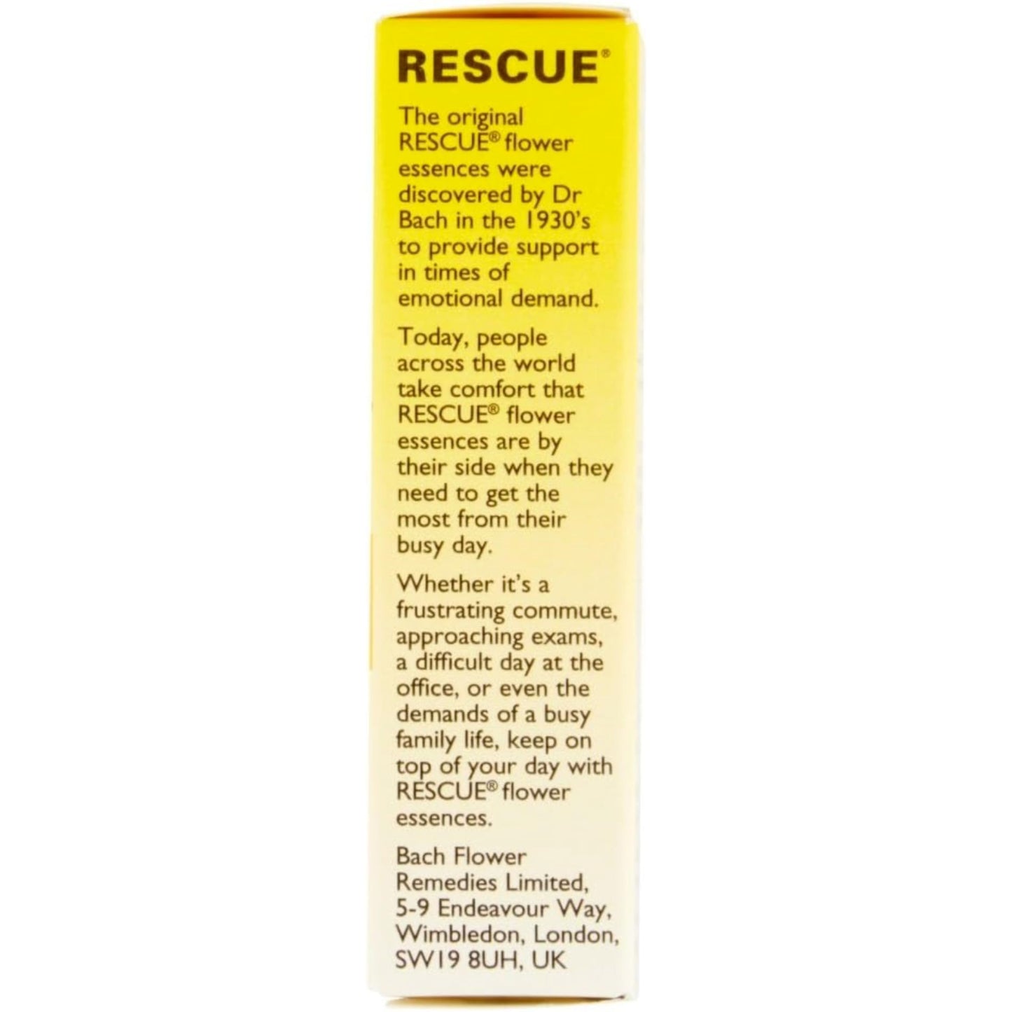 Bach Rescue Remedy Rescue Spray 20 ml - Organic, Non-Aerosol Pump