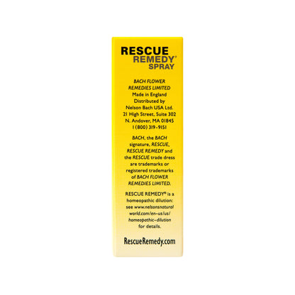 Bach Rescue Remedy Spray 0.245 Fl Oz – Homeopathic Calming Spray