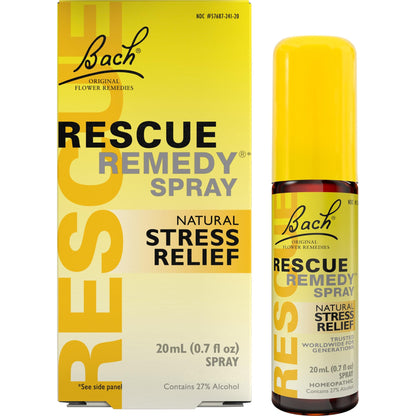 Bach Rescue Remedy Spray - Natural Flower Essence Blend (0.7 fl oz)