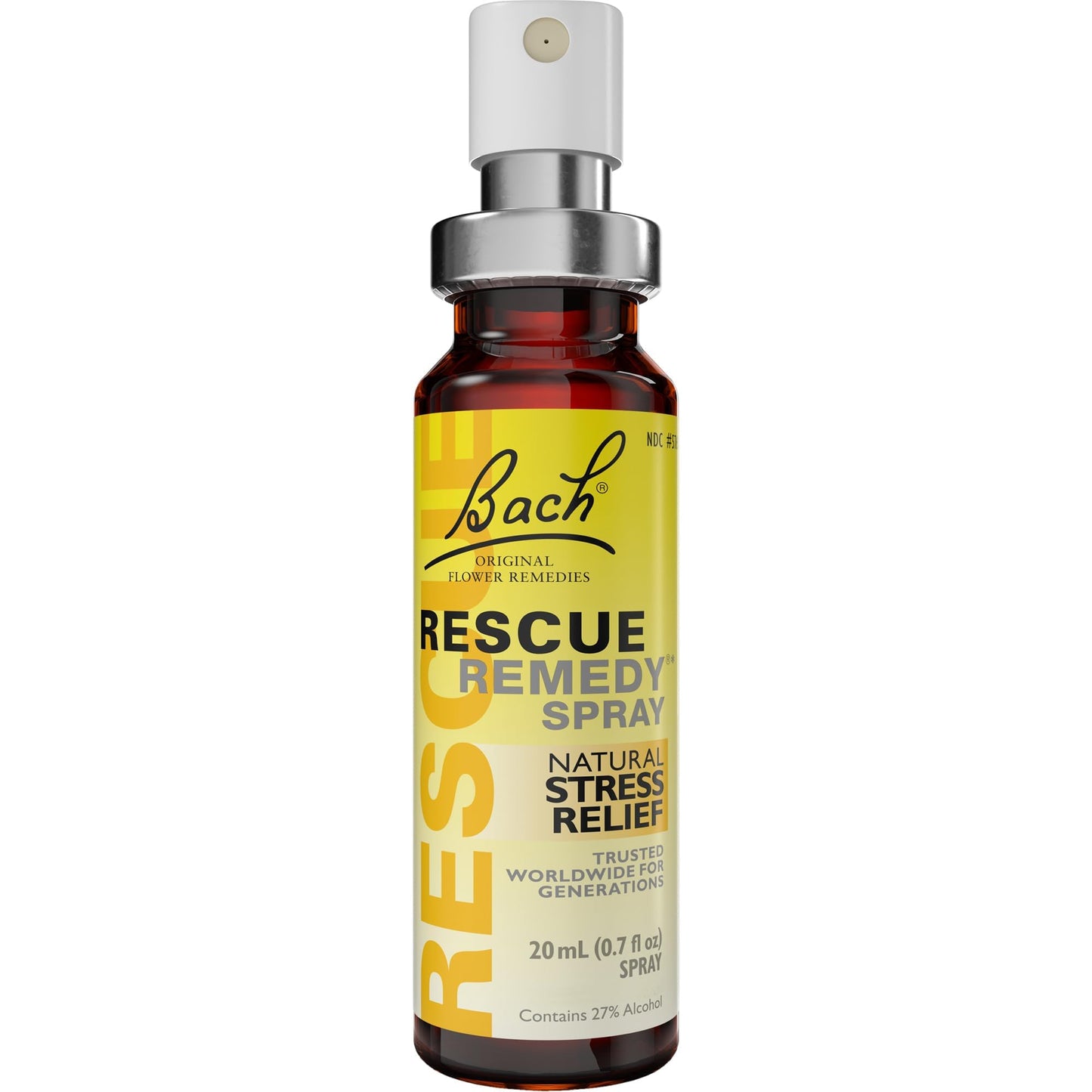 Bach Rescue Remedy Spray - Natural Flower Essence Blend (0.7 fl oz)