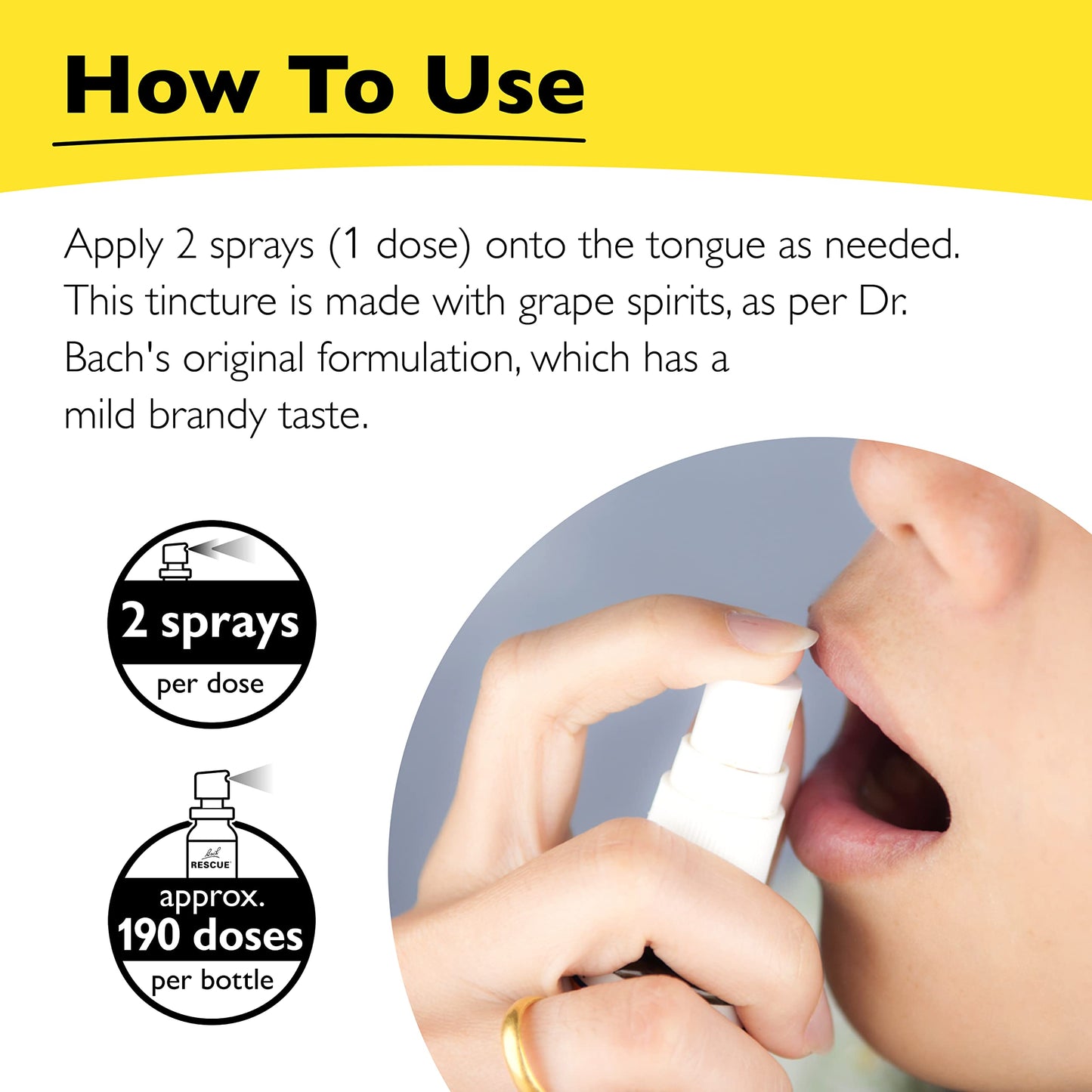 Bach RESCUE REMEDY Spray 20mL – Natural Stress Relief (Vegan, Gluten-Free)