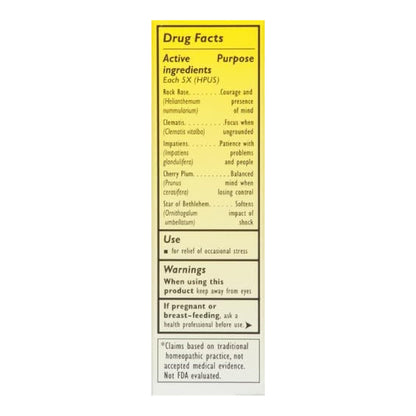 Bach Rescue Remedy Dropper 20mL – Natural Stress Relief, Homeopathic, Vegan, Gluten-Free & Non-Habit Forming