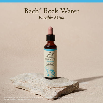 Bach Rock Water Flower Remedy – Flexible Mind, 20mL Dropper