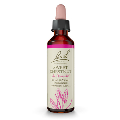 Bach Original Flower Remedies Sweet Chestnut - Be Optimistic (20mL Dropper)