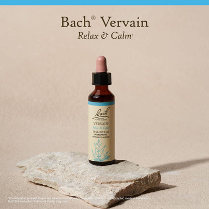 Bach Original Flower Remedies Vervain – Relax & Calm (20mL Dropper)