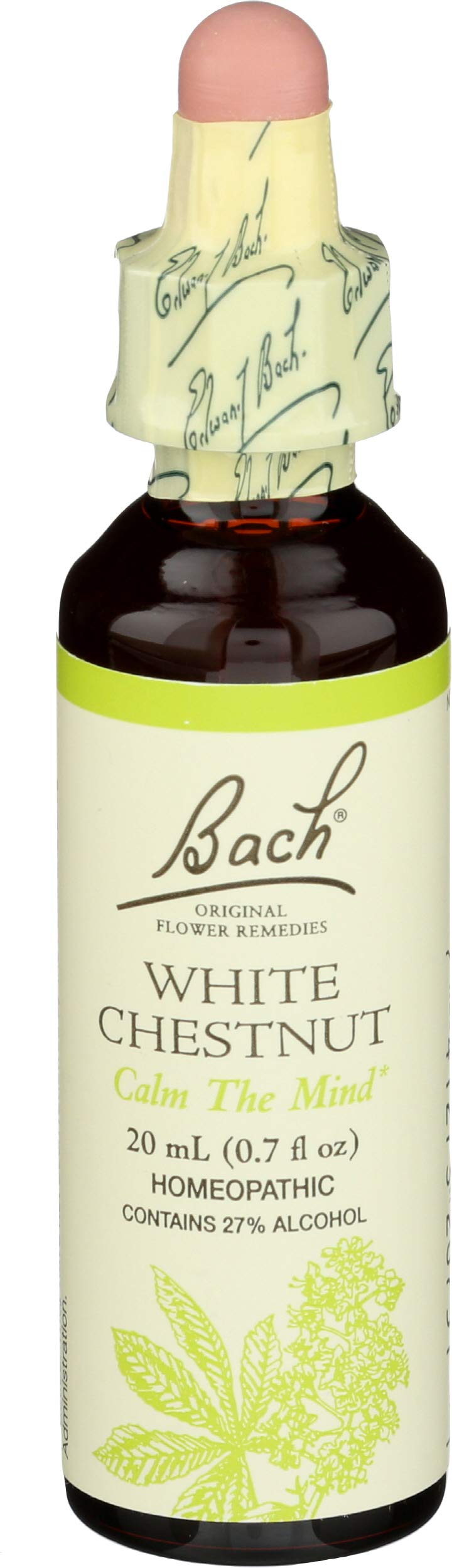 Bach Original Flower Remedies White Chestnut 0.68 Fl Oz – Mental Clarity & Calm