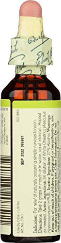 Bach Original Flower Remedies White Chestnut 0.68 Fl Oz – Mental Clarity & Calm