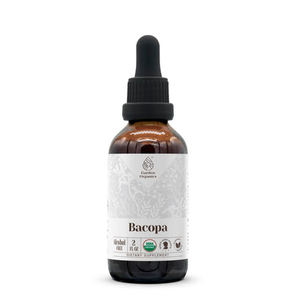 Bacopa USDA Organic – Alcohol-Free Tincture for Cognitive Support