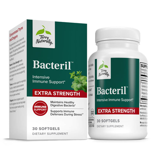 Terry Naturally Bacteril Extra Strength – Immune & GI Health (Gluten & Dairy Free) BritishVita | Premium UK Vitamins & Wellness Supplements