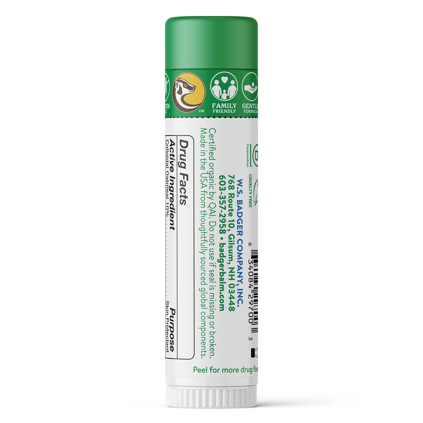 Badger Bug Bite Itch Relief Stick — Natural Anti-Itch for Bites, Poison Ivy & Rashes | 0.6 oz (2-Pack)