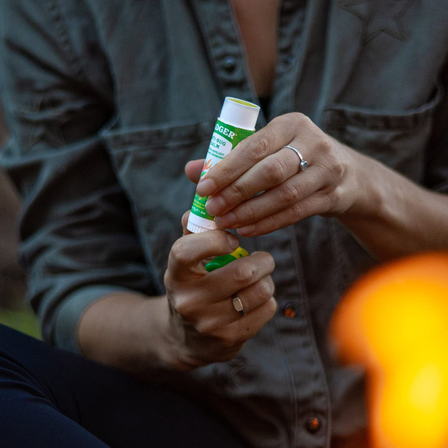 Badger Bug Repellent Stick – All-Natural Mosquito Repellent with Citronella | 0.6 oz