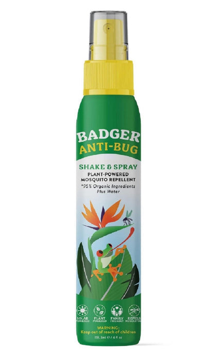 Badger Bug Spray – All-Natural, DEET-Free Family Insect Repellent (4 oz)