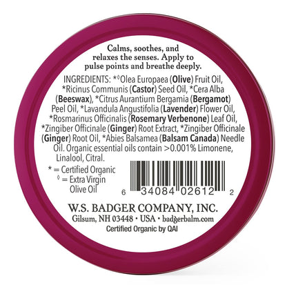 Badger Sleep Balm – Organic Lavender & Bergamot Aromatherapy for Adults & Kids | .75 oz Tin, 2-Pack