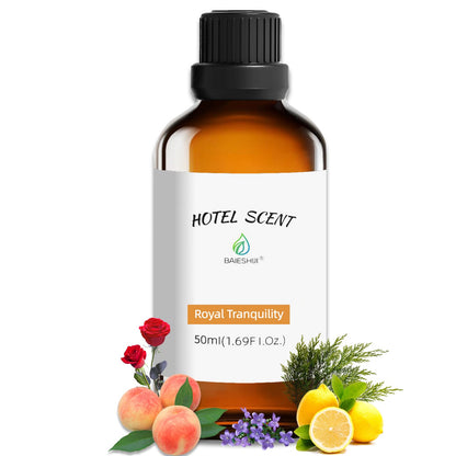 Roy Tranquility Scent Essential Oil – BAIESHIJI Hotel Diffuser Oil (Lemon & Jasmine)