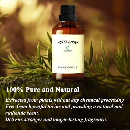 BAIESHIJI Santal Scent Essential Oil for Diffusers – Luxury Hotel-Grade Woodsy Aroma