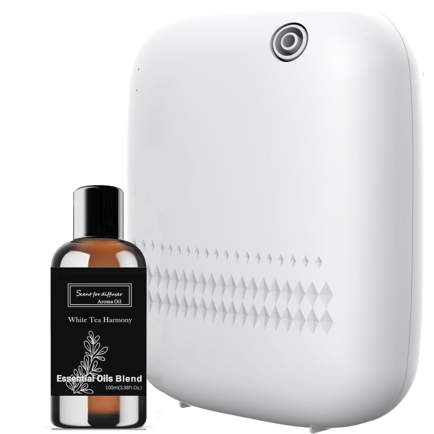 BAIESHIJI Upgraded Scent Air Machine – 2000 sq ft Coverage, 400ML Diffuser + 100ML White Tea Harmony Oil