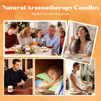 Bakery Candles Set - 6 Pack Fall & Winter Soy Jar Candles