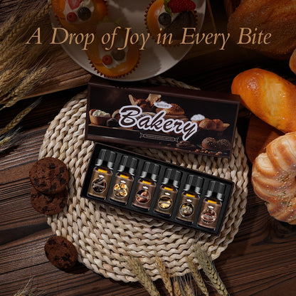 Bakery Essential Oils Set - Vanilla Bean, Cookies, Cinnamon Rolls & More | Father's Day Gift