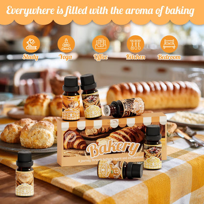 Bakery Essential Oils Gift Set – SNOWSEN Fragrance Oils for Diffuser