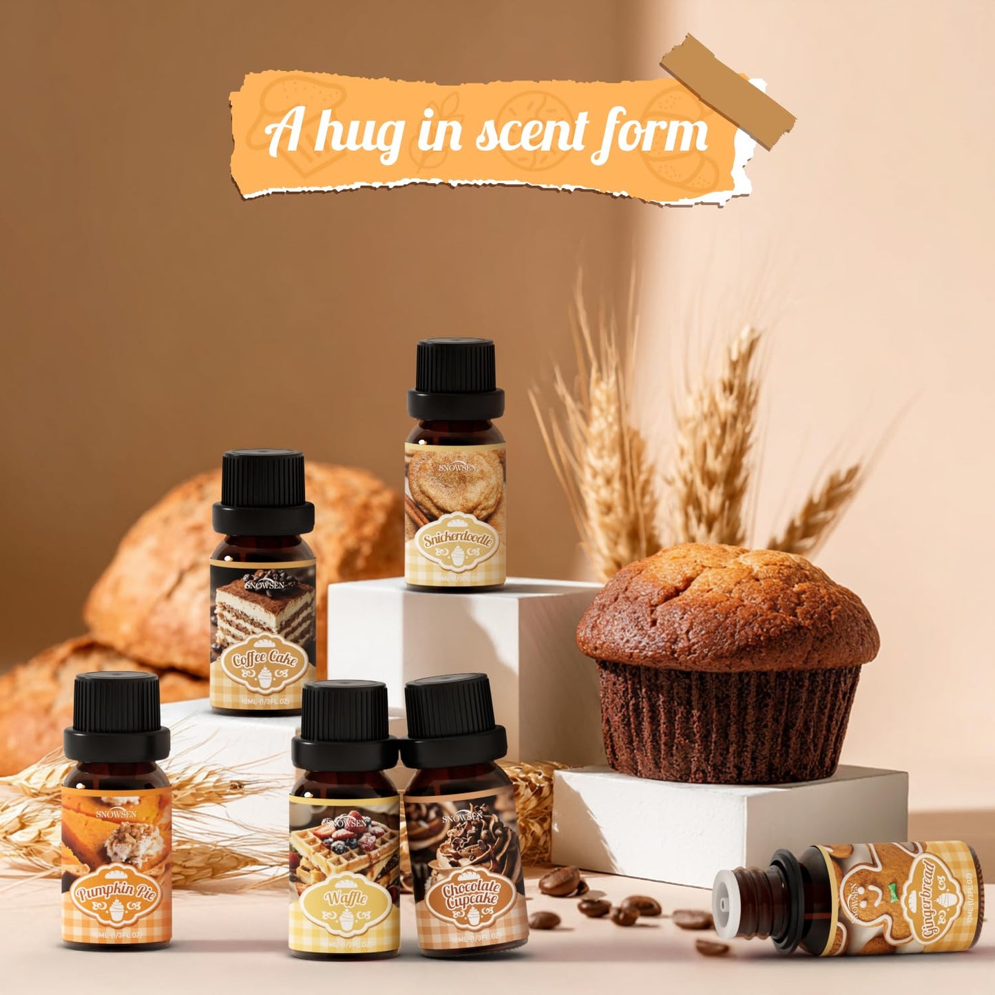 Bakery Essential Oils Gift Set – SNOWSEN Fragrance Oils for Diffuser
