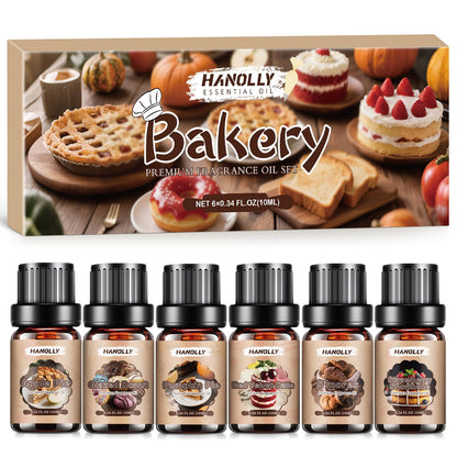 Bakery Essential Oils Set – Premium Fragrance Oils for Diffusers, Candles & Soap