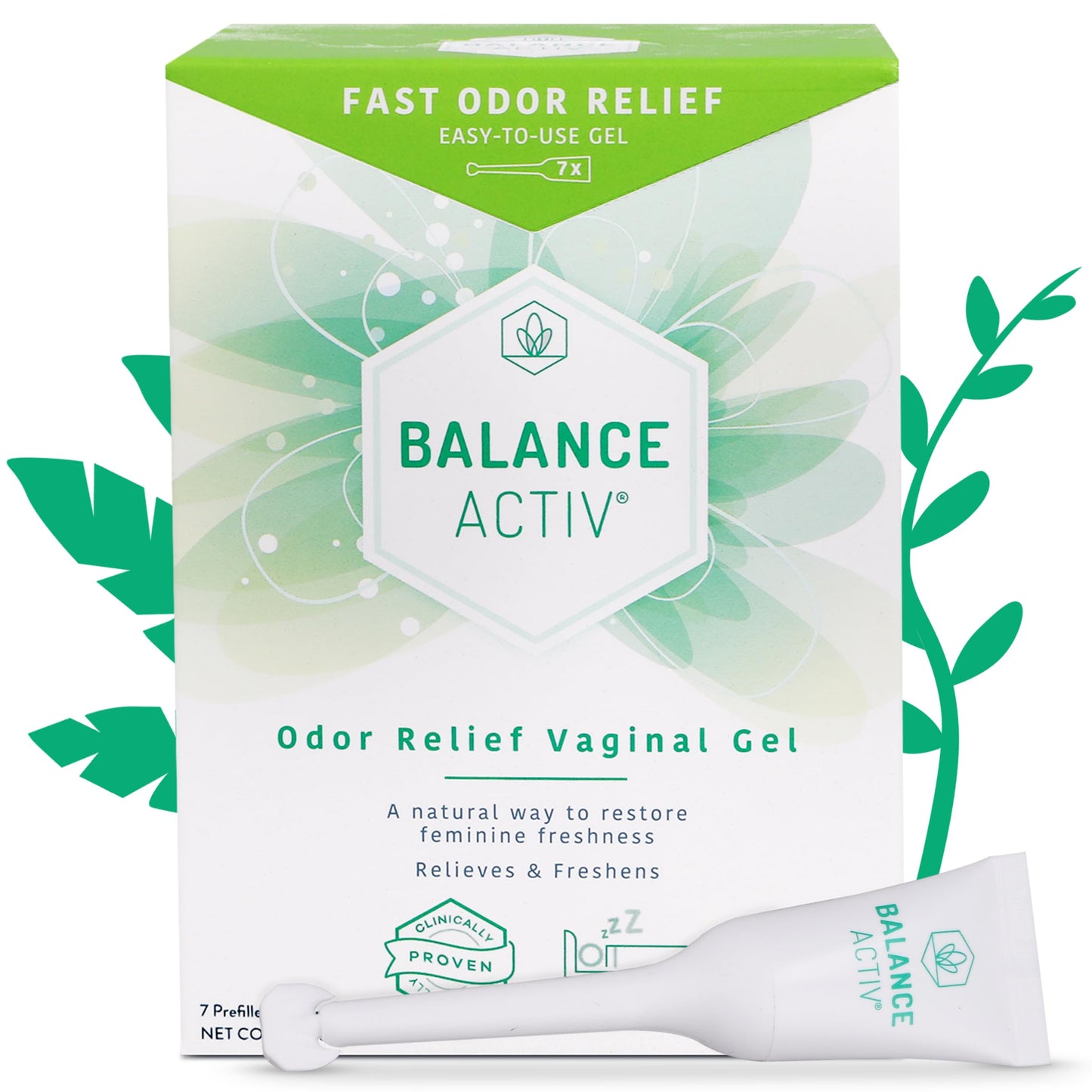 Balance Activ Odor Relief – pH Balanced Vaginal Gel for Quick, Natural Freshness