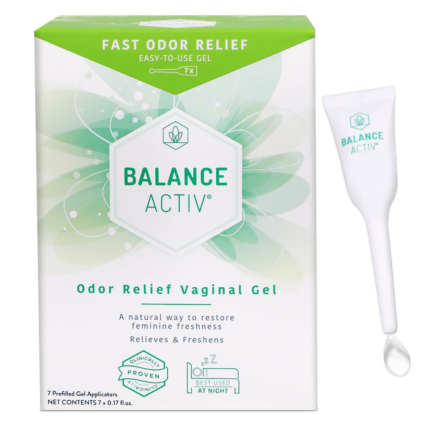 Balance Activ Odor Relief – pH Balanced Vaginal Gel for Quick, Natural Freshness