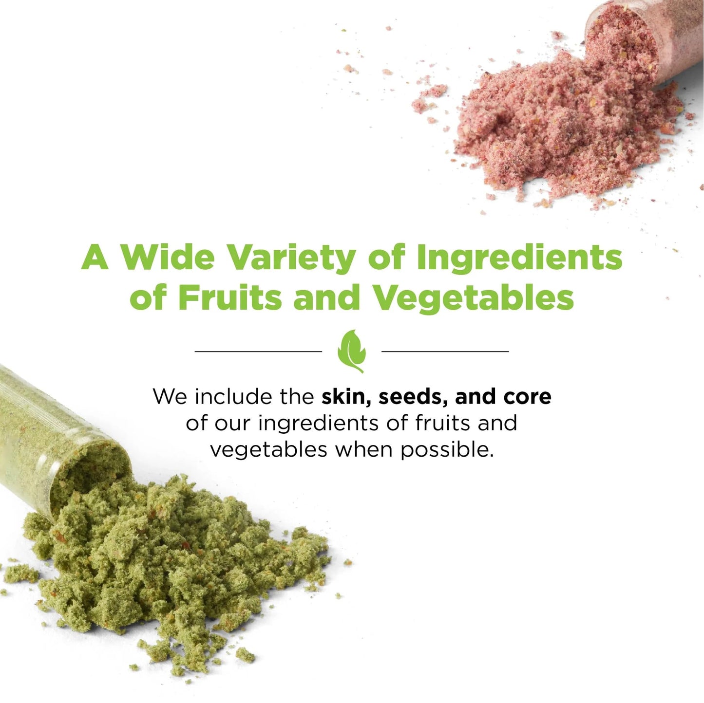 Balance of Nature Whole Health System – Fruits, Veggies & Fiber & Spice Supplements (30 Servings Each)