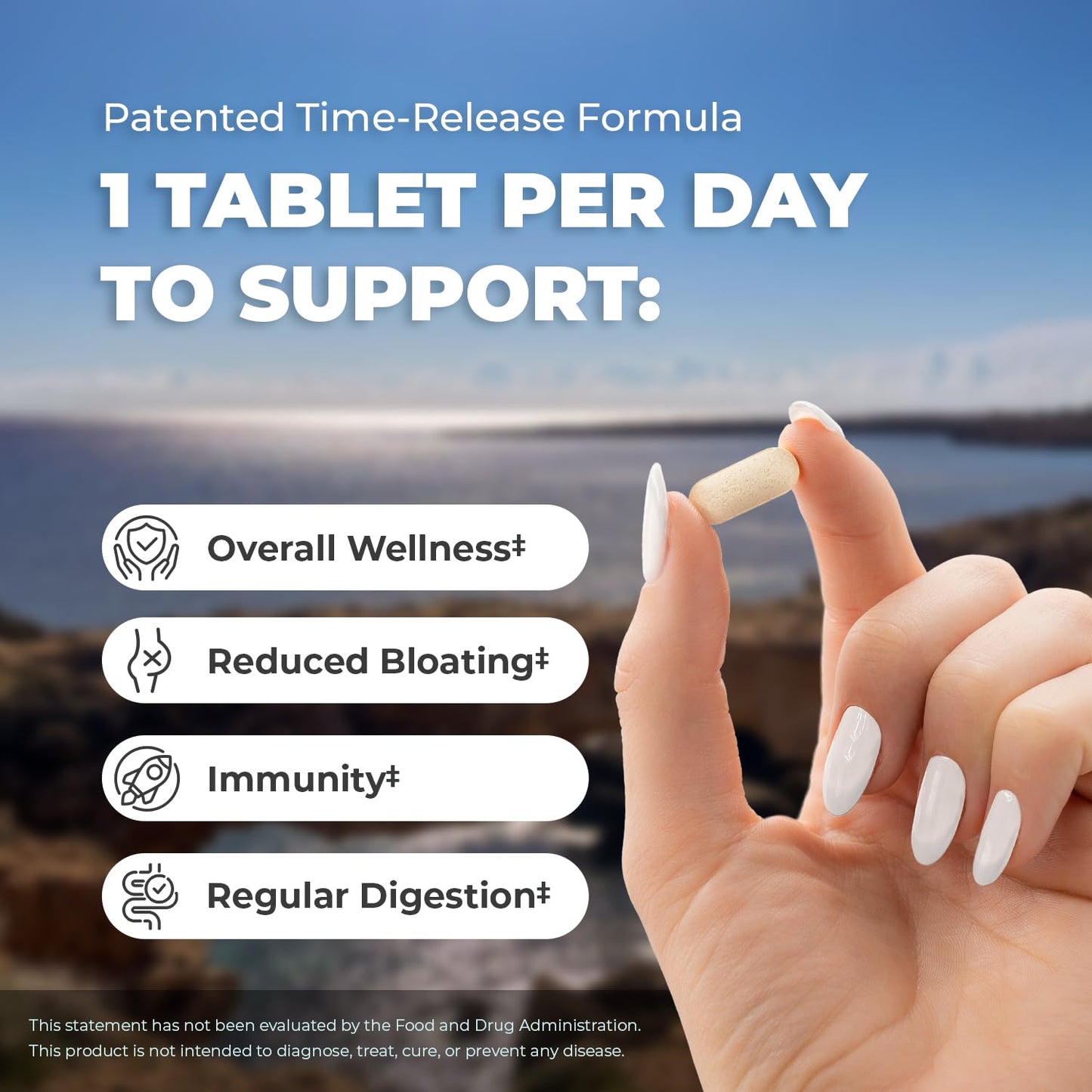 Balance ONE Probiotic for Women & Men – Time-Release 60 Tablets